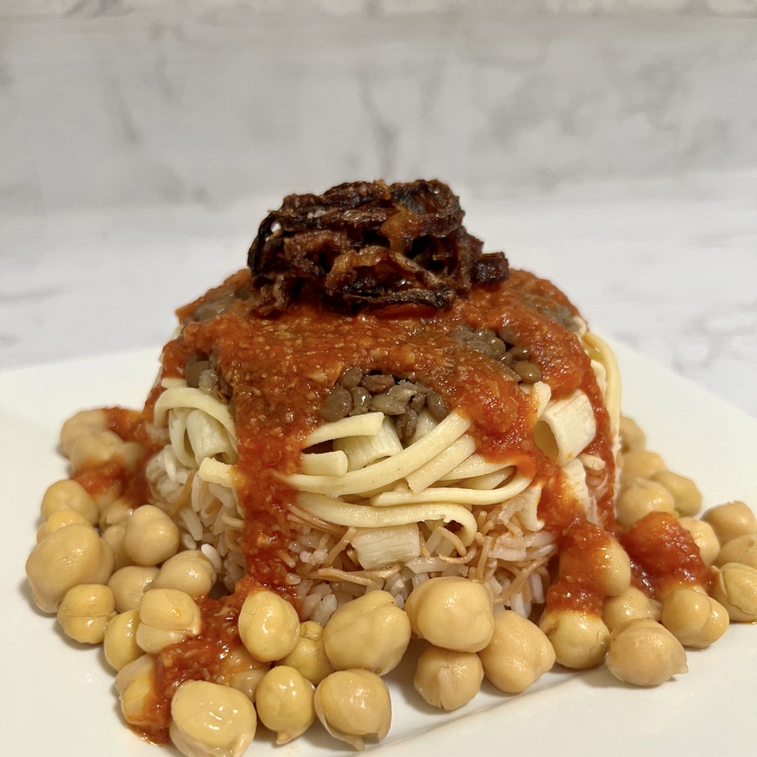 Traditional Egyptian Koshari - Made with Sazón